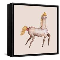 Horse Girl-Danielle O'Malley-Framed Stretched Canvas