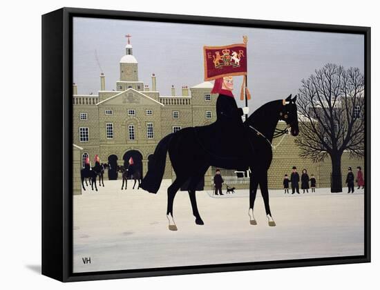 Horse Guards Parade-Vincent Haddelsey-Framed Stretched Canvas