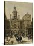 Horse Guards Parade-Louise J. Rayner-Stretched Canvas