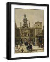 Horse Guards Parade-Louise J. Rayner-Framed Giclee Print