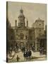 Horse Guards Parade-Louise J. Rayner-Stretched Canvas