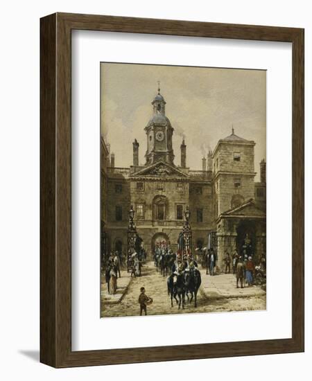 Horse Guards Parade-Louise J. Rayner-Framed Giclee Print