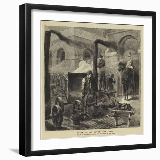 Horse Guards under Fire Again-Godefroy Durand-Framed Giclee Print
