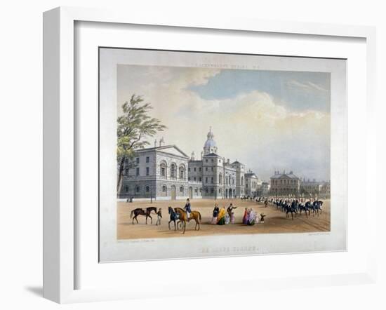 Horse Guards, Westminster, London, 1851-Thomas Picken-Framed Giclee Print