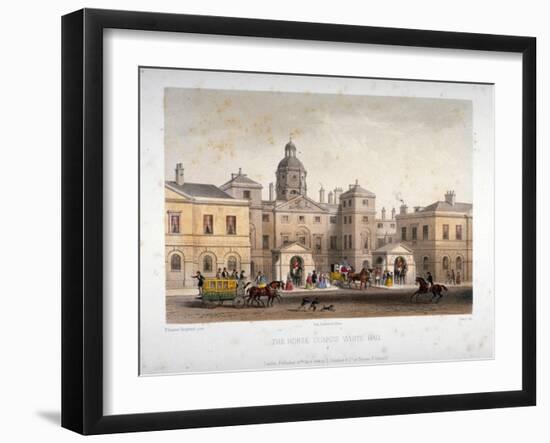 Horse Guards, Westminster, London, 1854-Deroy-Framed Giclee Print