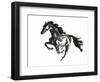 Horse H1-Chris Paschke-Framed Giclee Print