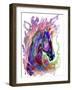 Horse Head 2-Stephanie Analah-Framed Giclee Print