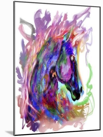 Horse Head 2-Stephanie Analah-Mounted Giclee Print