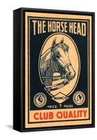 Horse Head Club Quality Matches-null-Framed Stretched Canvas