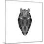 Horse Head Mesh-Lisa Kroll-Mounted Art Print