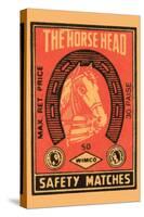 Horse Head Safety Matches-null-Stretched Canvas