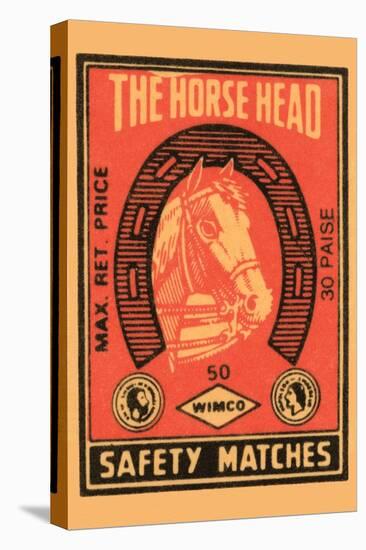 Horse Head Safety Matches-null-Stretched Canvas