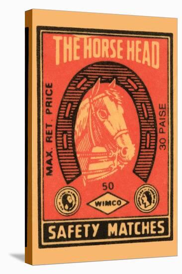 Horse Head Safety Matches-null-Stretched Canvas