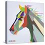 Horse Head Symbol of New Year 2014 Trendy Style Geometric Vector-EverstRuslan-Stretched Canvas