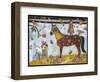 Horse Heart Belly Color-Jill Mayberg-Framed Giclee Print