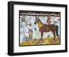 Horse Heart Belly Color-Jill Mayberg-Framed Giclee Print