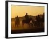 Horse Herders Returning Home after a Horse Festival in Karakorum, Hangai Province, Mongolia-Paul Harris-Framed Photographic Print