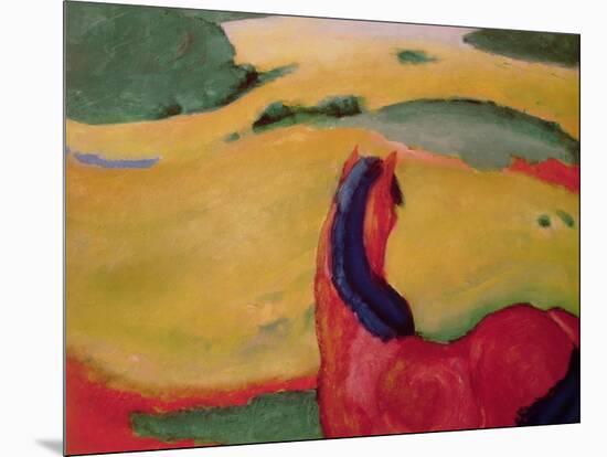 Horse in a Landscape, 1910-Franz Marc-Mounted Giclee Print