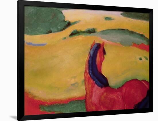 Horse in a Landscape, 1910-Franz Marc-Framed Giclee Print