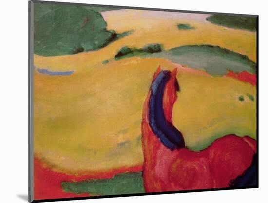 Horse in a Landscape, 1910-Franz Marc-Mounted Giclee Print