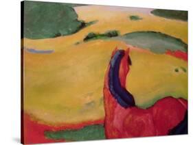 Horse in a Landscape, 1910-Franz Marc-Stretched Canvas