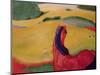 Horse in a Landscape, 1910-Franz Marc-Mounted Premium Giclee Print