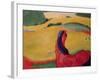 Horse in a Landscape, 1910-Franz Marc-Framed Giclee Print