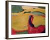 Horse in a Landscape, 1910-Franz Marc-Framed Giclee Print