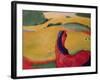 Horse in a Landscape, 1910-Franz Marc-Framed Giclee Print