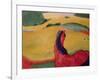 Horse in a Landscape, 1910-Franz Marc-Framed Giclee Print