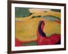 Horse in a Landscape, 1910-Franz Marc-Framed Giclee Print