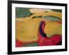 Horse in a Landscape, 1910-Franz Marc-Framed Giclee Print