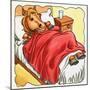 Horse in Bed-null-Mounted Giclee Print