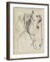 Horse in Bridle Sketch I-Jennifer Parker-Framed Art Print