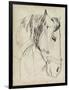 Horse in Bridle Sketch I-Jennifer Parker-Framed Art Print