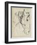 Horse in Bridle Sketch I-Jennifer Parker-Framed Art Print