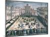 Horse Joust at the Piazza Santa Croce, 1561-1562-Johannes Van der Stradanus-Mounted Giclee Print