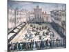 Horse Joust in the Piazza Santa Croce-Jan van der Straet-Mounted Giclee Print