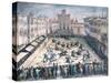 Horse Joust in the Piazza Santa Croce-Jan van der Straet-Stretched Canvas