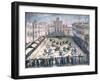 Horse Joust in the Piazza Santa Croce-Jan van der Straet-Framed Giclee Print