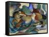 Horse Jumping, 1913-Franz Marc-Framed Stretched Canvas