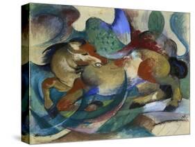 Horse Jumping, 1913-Franz Marc-Stretched Canvas