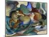 Horse Jumping, 1913-Franz Marc-Mounted Giclee Print