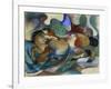 Horse Jumping, 1913-Franz Marc-Framed Giclee Print