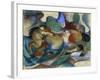 Horse Jumping, 1913-Franz Marc-Framed Giclee Print