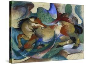 Horse Jumping, 1913-Franz Marc-Stretched Canvas