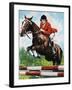 Horse Jumping-Jesus Blasco-Framed Giclee Print