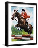 Horse Jumping-Jesus Blasco-Framed Giclee Print