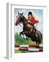 Horse Jumping-Jesus Blasco-Framed Giclee Print