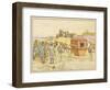 Horse Litter Used by the French General Vauban While Travelling-Eugene Courboin-Framed Art Print